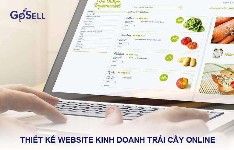Thiết kế website bán trái cây online 