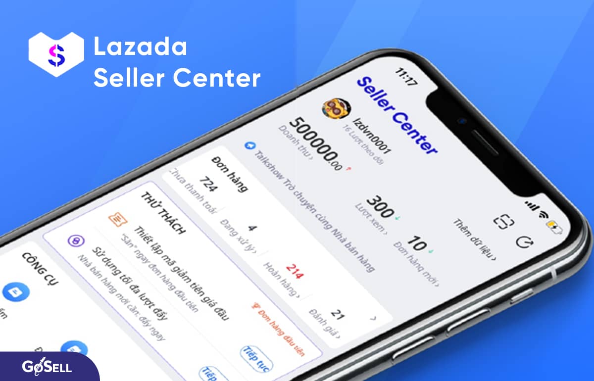 App bán hàng Lazada Seller